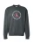 Calvin Klein Jeans Sweatshirt  donkergrijs / rood / wit