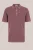 WE Fashion – Heren regular fit polo met knoopsluiting – Regular fit – Donkerrood – Katoen –