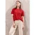 Street One Studio Dames Shirt met gebreide look in Rood