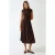 Comfort Fit Midi-jurk met ronde hals