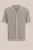WE Fashion – Heren regular fit gebreide polo met structuur – Regular fit – Taupe – Katoen –