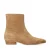 Manfield – Dames – Beige suède chelsea boots –
