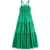 Scotch & Soda Maxi Dress With Smock Detail Scuba Green