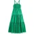 Scotch & Soda Maxi Dress With Smock Detail Scuba Green