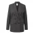 Gestreepte dubbele rij knoop blazer dames QS