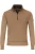 Redmond Half-Zip Sweater bruin, Effen