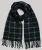 Geruite Vintage Sjaal Blauw