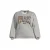 GREAT LOOKS sweater met panter-applicatie grijs