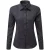 Premier Dames/Dames Maxton Gingham Shirt Met Lange Mouwen (Staal/Zwart)