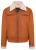 Heren Tan Real Sheep Suede Bomber Pilotenjack – Sandnes