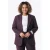 Colourful Rebel Curve blazer met wol – donkerrood