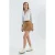 Mid Rise Plissé Minirok met een Riem