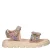 Nelson Kids suède sandalen beige/multi
