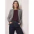 Blazer met ruitjespatroon en knopen