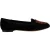 Dolce & Gabbana Zwarte DG Heilig Hart Patch Instap Flatschoenen