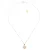 Orphelia Dames 925 Zilveren Ketting met Hanger – Zilver/Roze ZK-7195