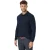 polo lange mouw Brax donkerblauw 3-knoops