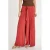 Cache Cache wide leg high waist broek koraalrood