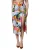 Bloemenprint Midi Rok met Zijsplit