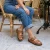 Scholl Scholl Noelle Raffia Slippers cognac Textiel