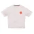 Z8 mini T-shirt Elias met backprint offwhite/oranje