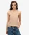 Superdry Vrouwen Tanktop met Laag Uitgesneden Ronde Hals Beige