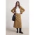 TRENDYOLMİLLA Dames Kaki Effen Maxi Skater Rokken