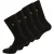 Farah Heren Kinley Dress Socks (Set van 5) (Zwart)