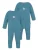 normani Rompertje/body ‘Tangoio’  cyaan blauw / brons / groen / offwhite