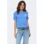 ONLY T-shirt met backprint blauw