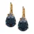 Otazu gold plated oorbellen met Swarovski kristallen Lacrima