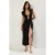 Damesjurk, rechte maxi-jurk, hangende strandjurk, oversized model