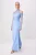 TRENDYOLMİLLA Dames Blauw Effen Maxi Lang Diploma-uitreiking / Gala Zeemeermin Avond & Gala Jurk
