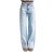 Rechtdoor Jeans Middelhoge Taille Dames It’s Basic Rhinestone