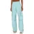 Moschino Heart Stitchings Cotton Drill Trousers Blue
