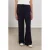 NUKUS regular waist flared broek donkerblauw