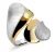 Orphelia Dames 925 Sterling Zilveren Ring – Zilver/Goud ZR-7508