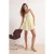 TRENDYOLMİLLA Dames Geel Effen Kort / Mini Mouwloos Skater Jurken