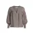 Anytime blouse met V-hals bruin