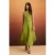 TRENDYOLMİLLA Dames Groen Effen Kort / Mini Mouwloos Asymmetrisch Jurken