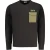 Rifle Zwarte Katoenen Heren Sweatshirt