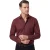 Overhemd John Miller Slim Fit bordeaux