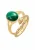 ELLI PREMIUM Ring  goud / groen