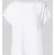 comma T-shirt met sierknopen en ronde hals