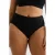 BEACHWAVE Curve high waist bikinibroekje met lurex en textuur zwart