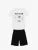 Koton Joggingpak  zwart / wit