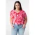 MS Mode gebloemde T-shirt rood