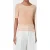 Paul Smith Womens Knitted Ss Top Scoop Neck Goose Beak