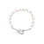 Damenarmband met Ovale Parel in 925 Sterlingsilver BIPU018