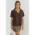 V-hals Effen Gebreid T-shirt